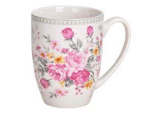 Picture of MUG ROSE DECOR PORCELAIN PINK/ROSE, 13X12X9CM